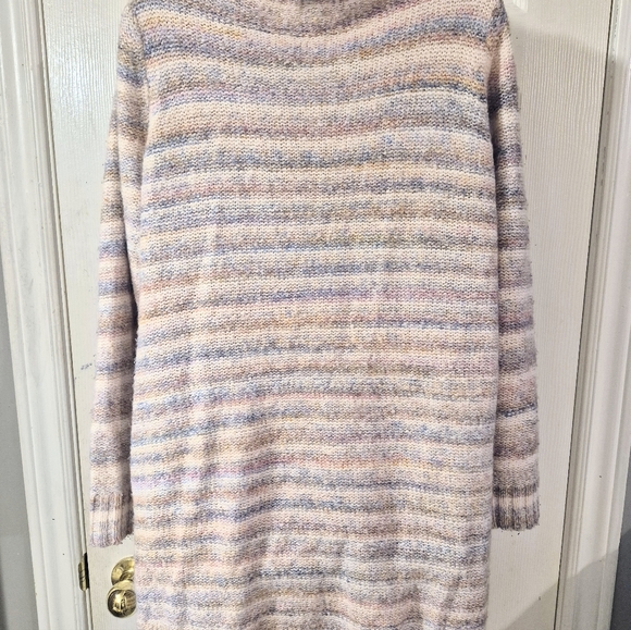 Papaya Open Front Long Cardigan, Large - Picture 6 of 8